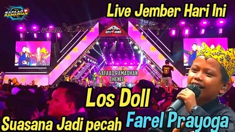 Pecah Suasananya Saat Nyanyi Los Dol || FAREL PRAYOGA Live Jember Edu ...