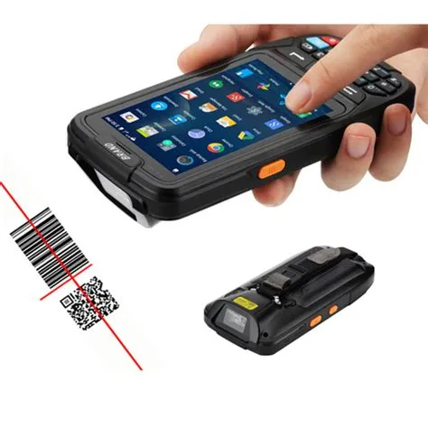 1d 2D Qr Code Reader Android Laser PDA Touch Screen Handheld Barcode ...