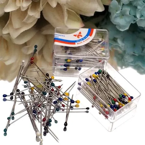 Jual Jarum Pentul Hijab / Jarum Pentul Mini /Head Pins Kecil Kotak ...