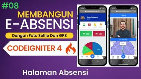 08 Membangaun E-Absensi Foto Selfie Dan GPS Dengan Codeigniter 4 ...