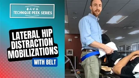 How to do a Lateral Hip Distraction Mobilization using a Belt ...