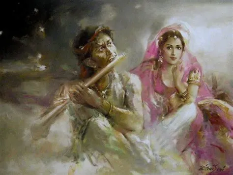by Rohit on Paintings | Indian paintings, Indian artist, Portrait ...