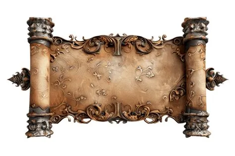 Scroll Border PNGs for Free Download