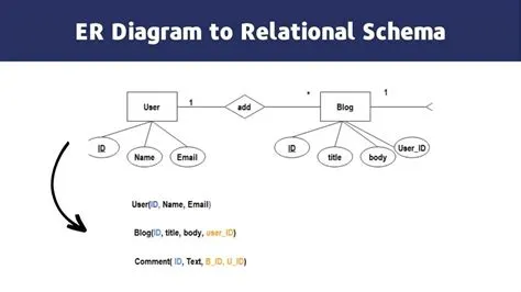 Converting an ER diagram to a relational schema with an illustrative ...