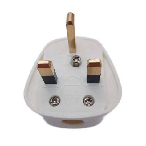 BS1363 UK Wireable Plug 3 Pins Assemble Wire Cord Power Plug British ...