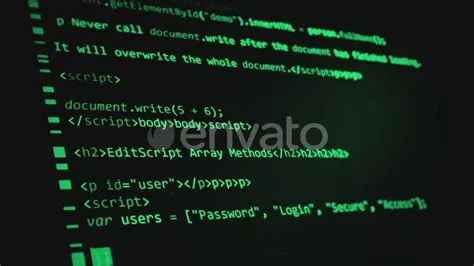 CPU Digital Binary Code Background