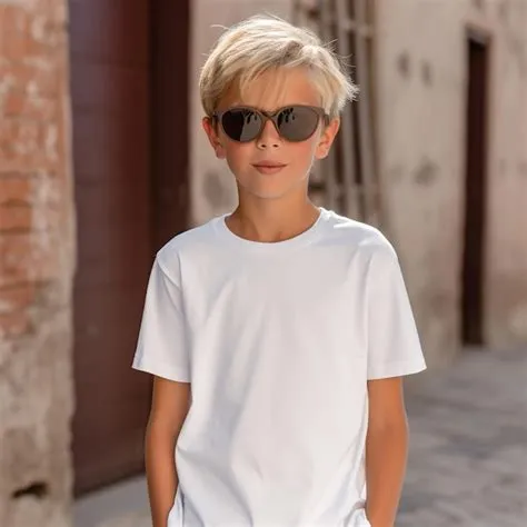 Premium AI Image | Young boy Fashion model