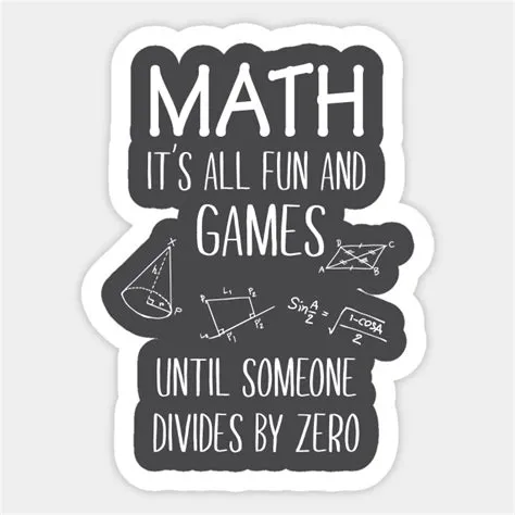 Funny Math Quote - Funny Math - Sticker | TeePublic