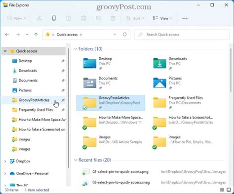 How to Customize Quick Access Folders in Windows 11