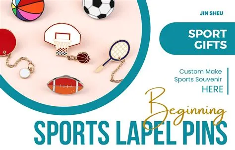 Custom Sport Pin Badges | Athletic Lapel Pins | Sport Team Lapel Pins