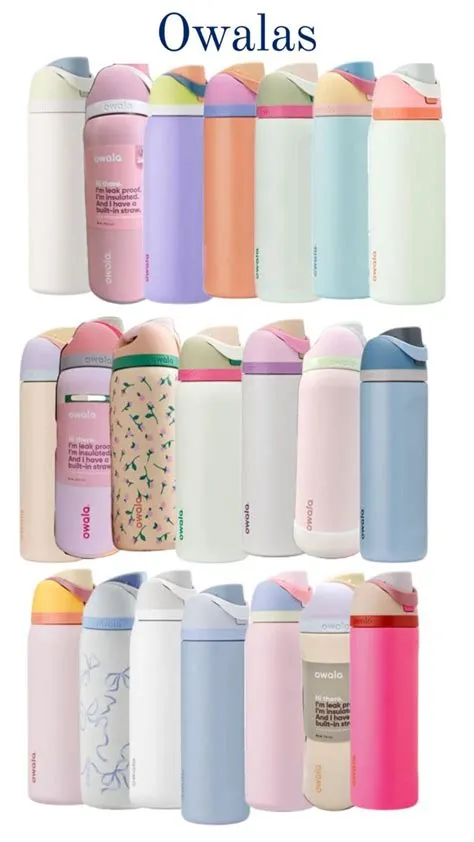 Owala colours 💧 | Cute gifts for friends, Preppy water bottles, Trendy ...