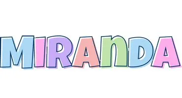 Miranda Logo | Name Logo Generator - Candy, Pastel, Lager, Bowling Pin ...