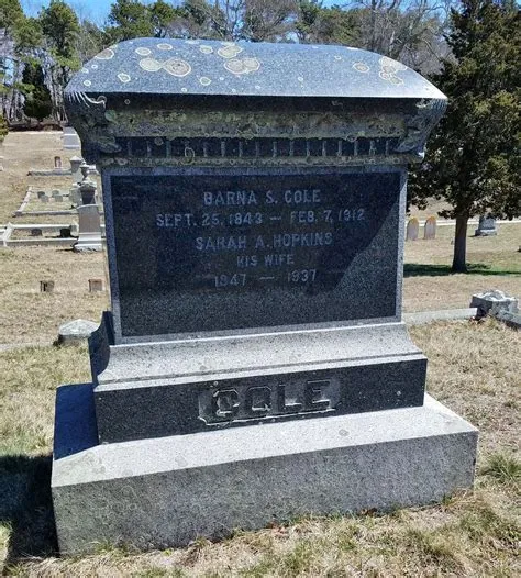 Sarah Anne “Sally” Hopkins Cole (1847-1937) – Find a Grave-äreminne
