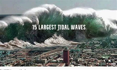 15 Largest TIDAL WAVES and Tsunamis | Simply Amazing Stuff