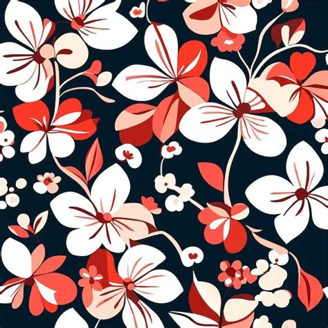 Premium Vector | Cherry sakura blossoms spring pattern background