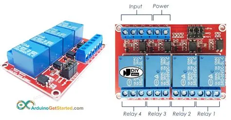 Arduino - Module relais 4 canaux