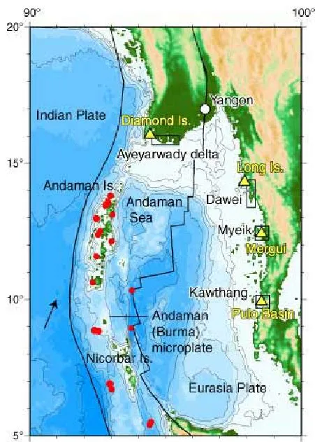 Indian Ocean Earthquake Epicentre