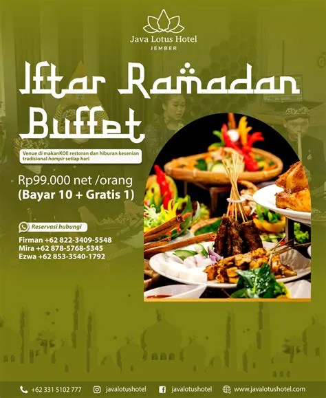 Bukber Kearifan Lokal di Artisan Java Lotus Hotel Jember - Java Lotus ...