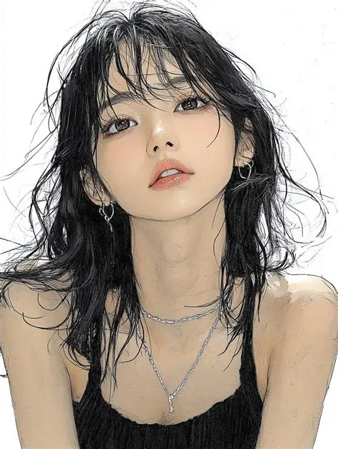 by gerenzhuyi on Illustration in 2025 | Digital portrait art, Face ...