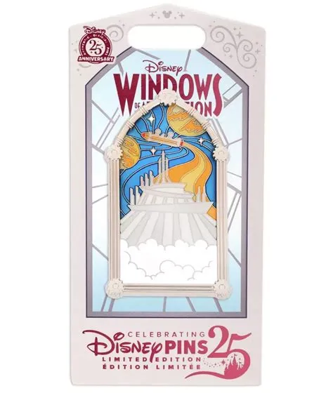 Space Mountain Windows of Attraction Pin at Disney Store - Disney Pins Blog