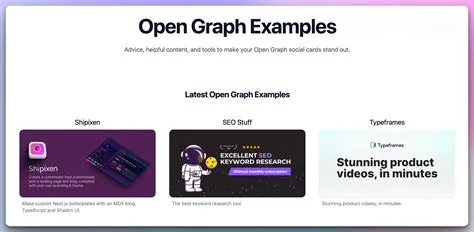 Open Graph Image examples