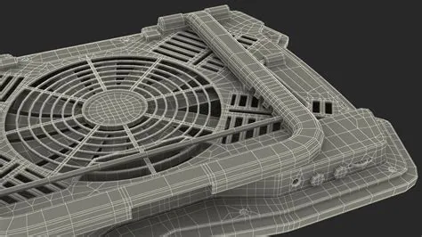 RGB Laptop Cooling Pad Off State 3D Model $29 - .obj .lxo .ma .max .fbx ...