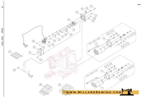 Motor, Complete Singer Model 3342 Fashion Mate – Millard Sewing Center