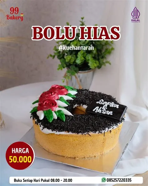 99 Bakery Jember | BOLU GULUNG HIAS KACANG🥰 @99bakeryjember Menyediakan ...