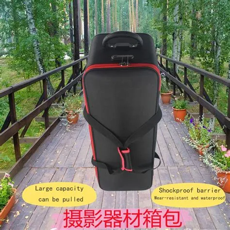 T&YFOTOP Camera Rolley Carry Bag Straps Padded Compartment Wheel For ...