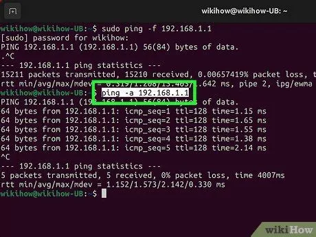 Ping Connection Command