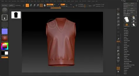 3D Model V-Neck Knitted Vest - TurboSquid 1964364