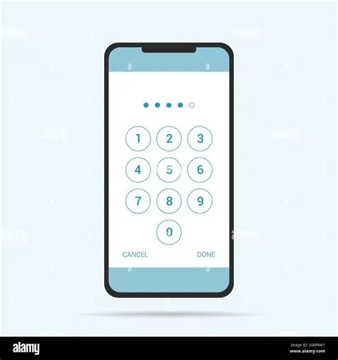 Entering pin number Stock Vector Images - Alamy