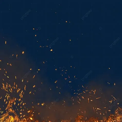 Burning Embers PNG Transparent, The Fire Is Burning And The Embers Are ...