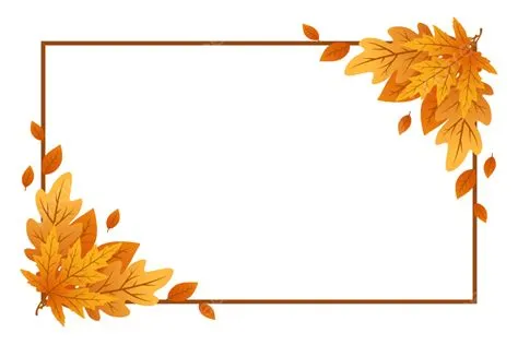 Autumn Leaf Border Or Frame Vector, Frames, Autumn Leaves, Autumn Leaf ...