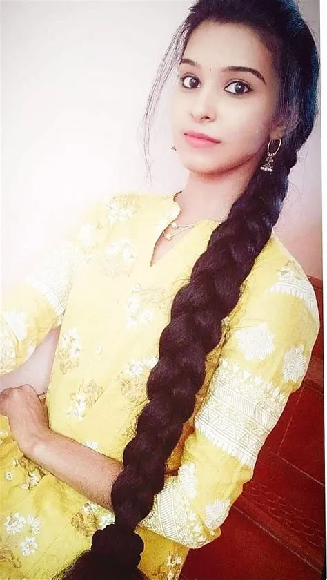 by suraj on Bun and braid | Long hair indian girls, Long hair ...