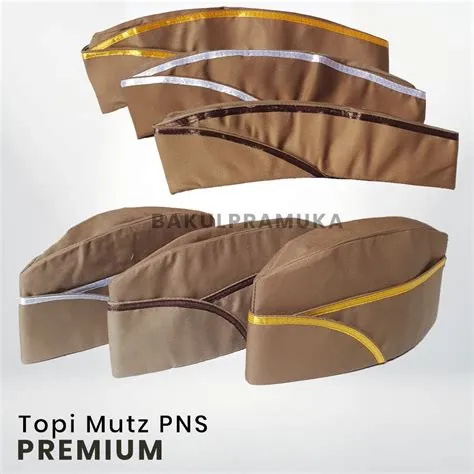 Jual Topi Mutz Pns peci Muts Pegawai Negeri Asn Golongan 1 2 3 4 P3K ...