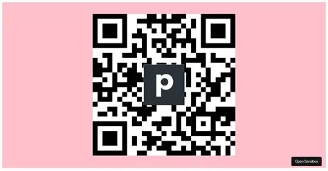 easy QR code with logo - Codesandbox