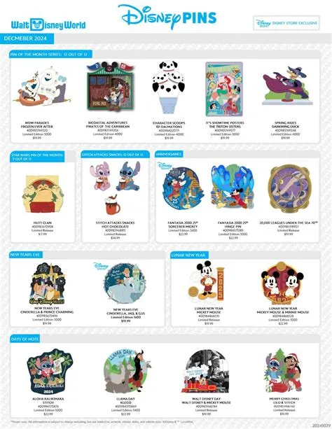 December 2024 Disney Parks Pin Preview - Disney Pins Blog