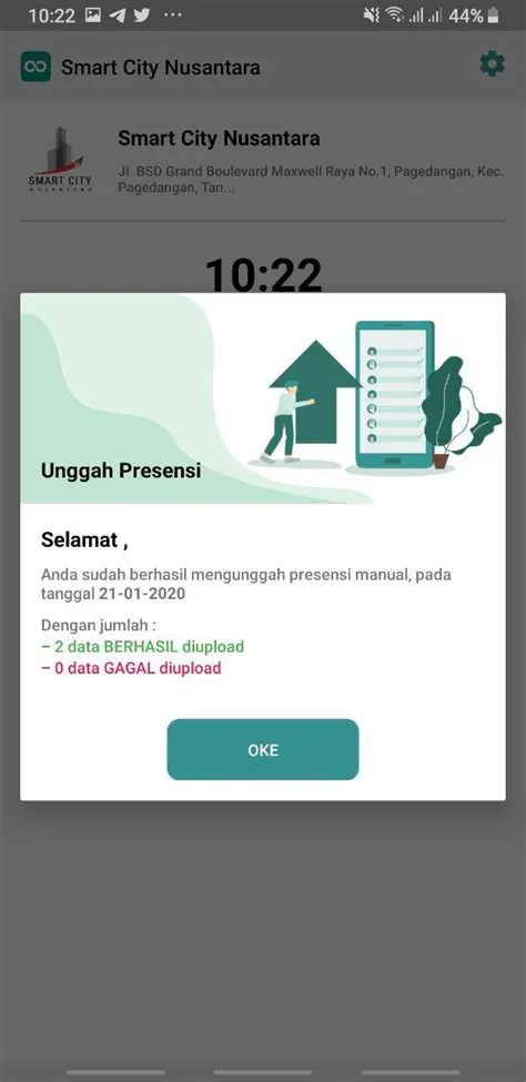 Unggah Presensi Manual · Panduan Mobile apps Instansi