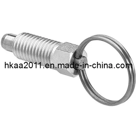 Custom Stainless Steel Threaded Spring Loaded Pin, Spring Lock Pin ...