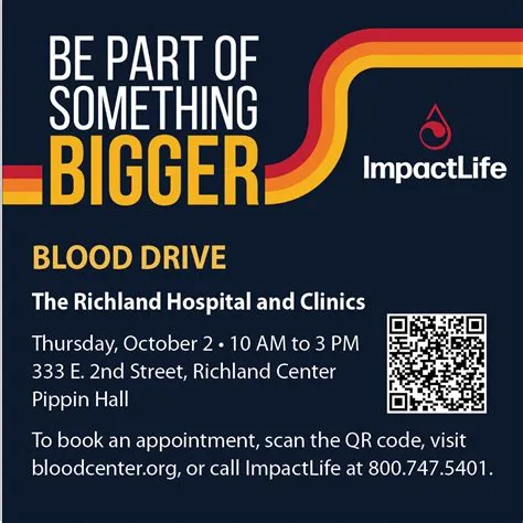 The Richland - Join us for our upcoming blood drive. The Richland ...