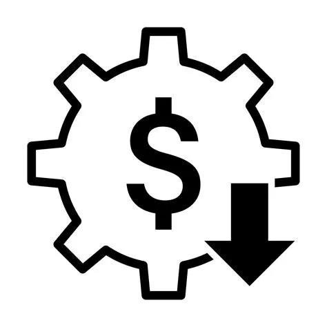 Reduce maintenance cost icon vector for graphic design, logo, website ...