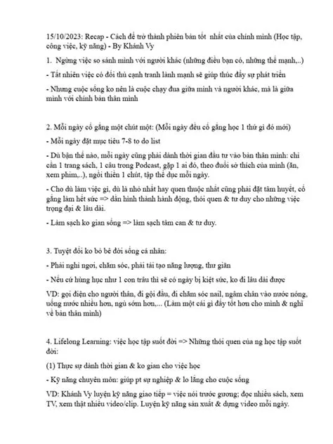 How To Improve Urself | PDF