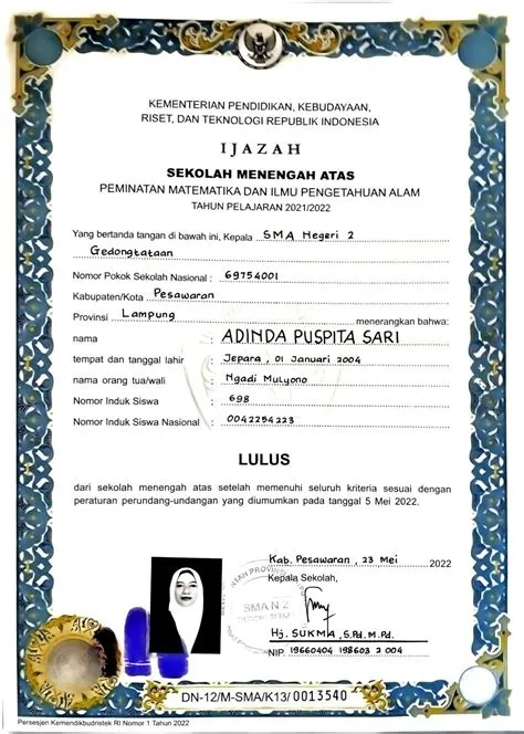 Ijazah sma pdf – Artofit