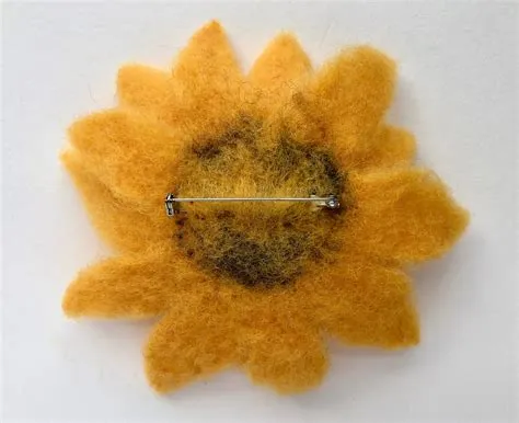 Sunflower Pin | Mary Lor Art