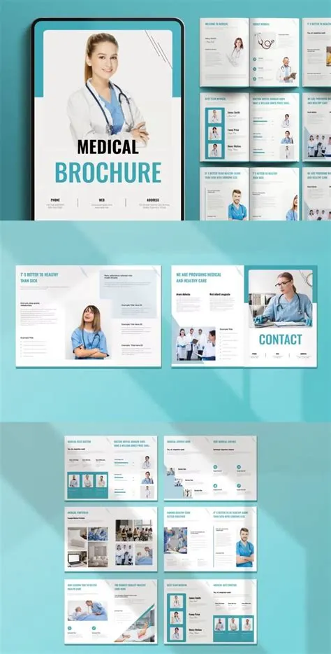 Medical Brochure Template InDesign INDD | Medical brochure, Brochure ...