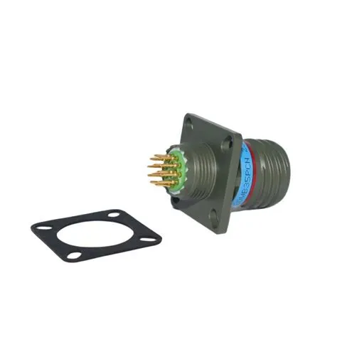 J599/20wb35pcn PCB Pin Square Flange Receptacle Mil Connector ...