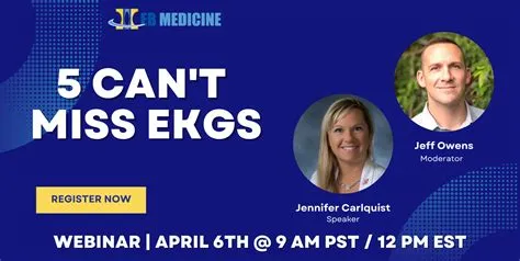 5 Can’t Miss EKGS with Jennifer Carlquist, PA-C - Crowdcast | Jennifer ...