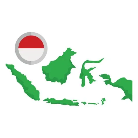 인도네시아 - 무료 지도 및 위치개 아이콘