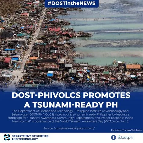 "The Philippines is vulnerable to tsunami due to the presence of ...